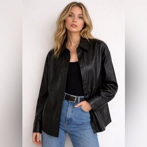 Babaton Black Leather Jacket